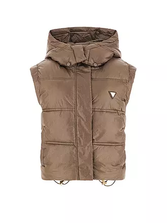 GUESS | Steppgilet | hellbraun