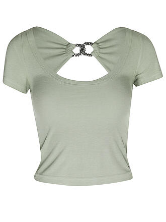 GUESS | T-Shirt Cropped Fit | gruen
