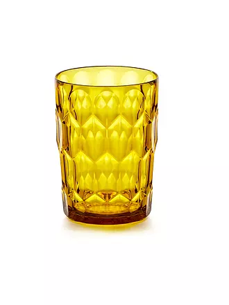 GUZZINI | Trinkglas hoch VANITY 480ml Transparent | gelb
