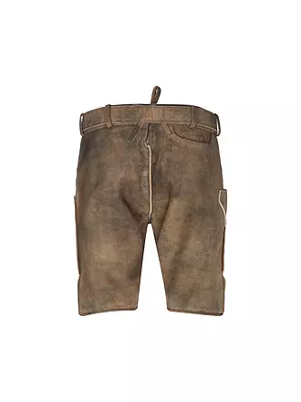 GWEIH & SILK | Lederhose ARNO | braun