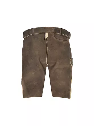 GWEIH & SILK | Lederhose KARLO | braun