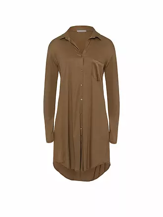 HANRO | Sleepshirt - Nachthemd GRAND CENTRAL | braun