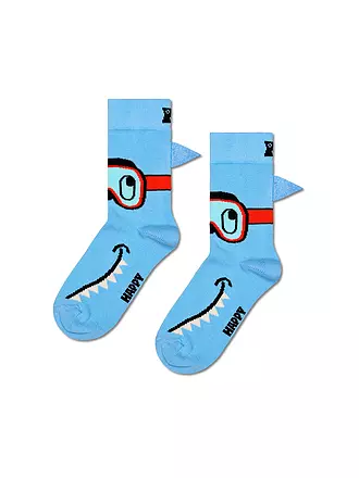 HAPPY SOCKS | Baby Socken SHARK blue | hellblau