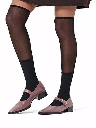 HAPPY SOCKS | Damen Kniestrümpfe SOLID SHEER 36-40 black | schwarz