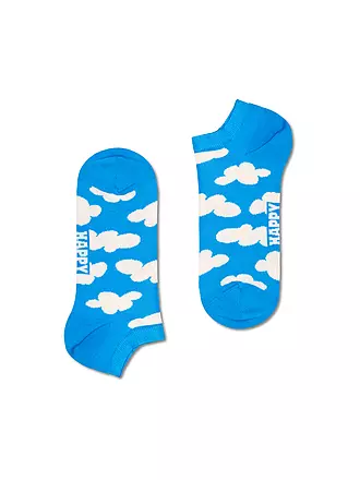 HAPPY SOCKS | Damen Sneaker Socken CLOUDY 36-40 light blue | hellblau