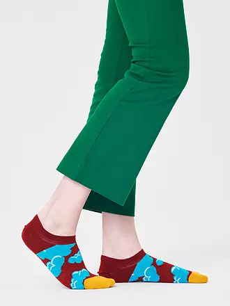 HAPPY SOCKS | Damen Sneaker Socken UNDER THE CLOUDS 36-40 blue | blau