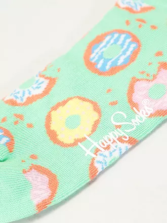 HAPPY SOCKS | Damen Socken 36-40 DONUT light green | grün