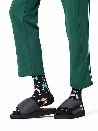 HAPPY SOCKS | Damen Socken CHEERS 36-40 black | schwarz
