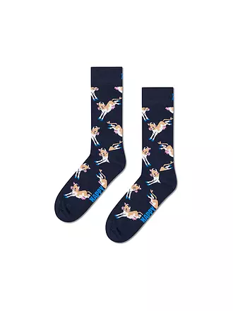 HAPPY SOCKS | Damen Socken COW 36-40 navy | dunkelblau