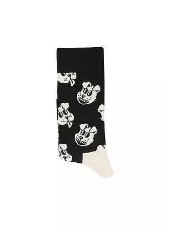 HAPPY SOCKS | Damen Socken DOG 36-40 black | schwarz