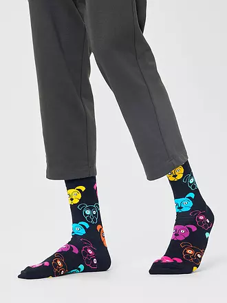 HAPPY SOCKS | Damen Socken DOG 36-40 black | schwarz