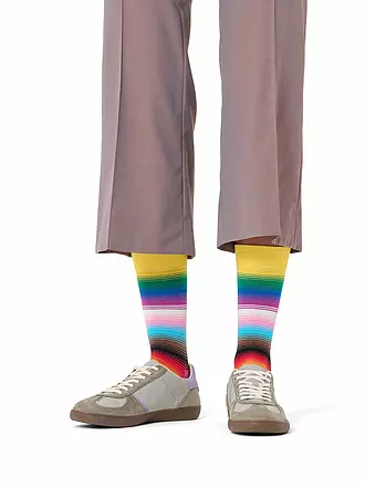 HAPPY SOCKS | Damen Socken PRIDE STRIPE 36-40 yellow | bunt