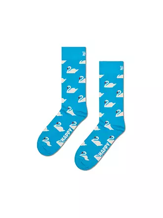 HAPPY SOCKS | Damen Socken SWAN 36-40 light blue | hellblau