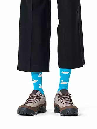 HAPPY SOCKS | Damen Socken SWAN 36-40 light blue | hellblau
