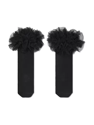 HAPPY SOCKS | Damen Socken TULLE 36-40 black | schwarz