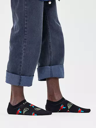 HAPPY SOCKS | Herren Sneaker Socken LAZER QUEST black / multi | schwarz