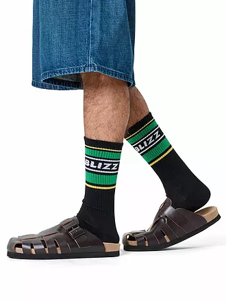 HAPPY SOCKS | Herren Socken BLIZZ SNEAKER 41-46 black | schwarz