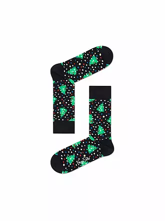 HAPPY SOCKS | Herren Socken CHRISTMAS NIGHT 41-46 black | schwarz
