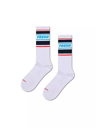 HAPPY SOCKS | Herren Socken FRESH SNEAKER 41-46 white | weiss