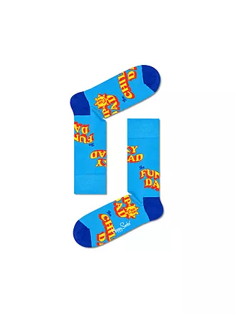 HAPPY SOCKS | Herren Socken NUMBER ONE DAD 41-46 light blue | dunkelblau