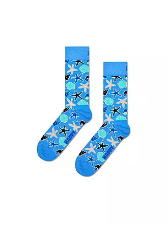 HAPPY SOCKS | Herren Socken SEASHELLS 41-46 light blue | blau