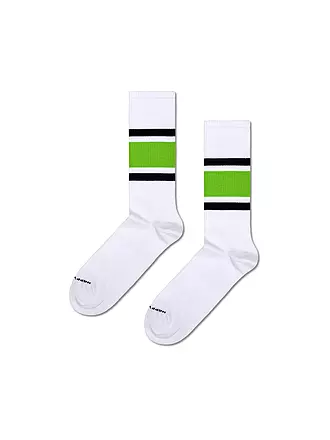 HAPPY SOCKS | Herren Socken SIMPLE STRIPE 41-46 white | weiss