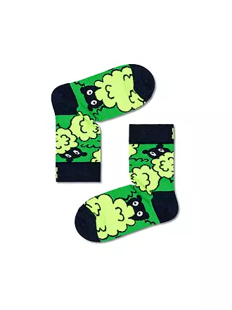 HAPPY SOCKS | Kinder Socken PEEKABOO navy | grün