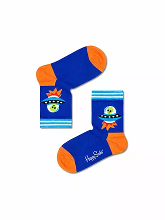 HAPPY SOCKS | Kinder Socken UFO medium blue | dunkelblau