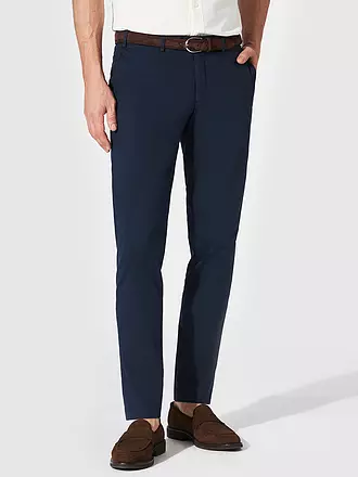 HILTL | Chino Slim Fit TARENT | dunkelblau