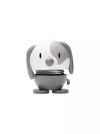 HOPTIMIST | Dekofigur Dog 6,9cm Cool Grey | braun