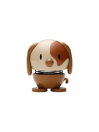HOPTIMIST | Dekofigur Dog 6,9cm Cool Grey | braun