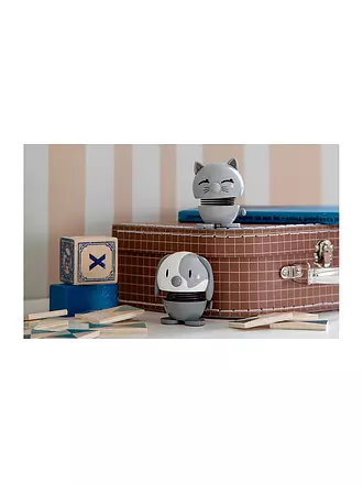HOPTIMIST | Dekofigur Dog 6,9cm Cool Grey | braun
