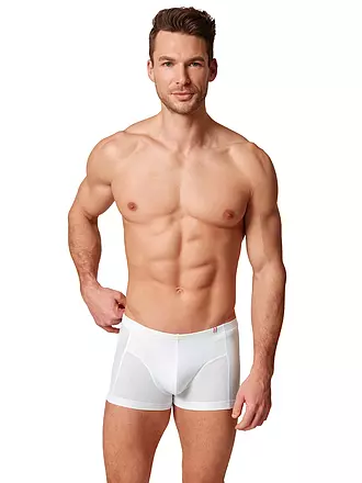 HUBER | Pants white | schwarz