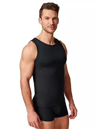 HUBER | Unterhemd white | schwarz