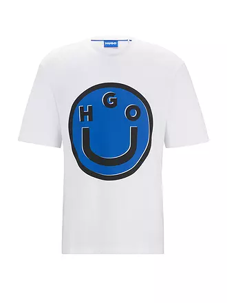 HUGO BLUE | T-Shirt NIMPER | weiss