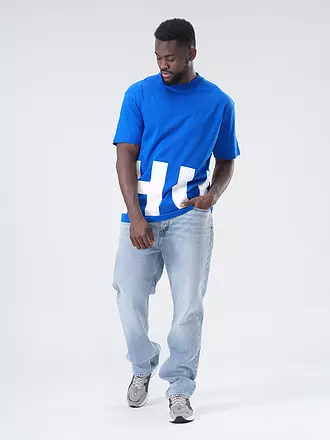 HUGO BLUE | T-Shirt Oversized Fit NANNAVARO | blau