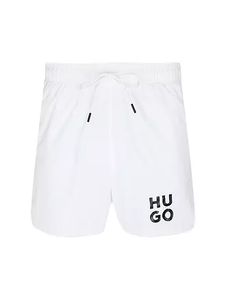 HUGO | Badeshorts PAOL | schwarz