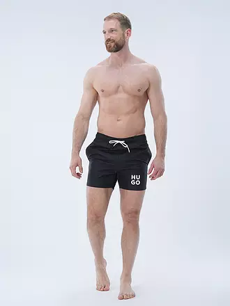 HUGO | Badeshorts PAOL | weiss