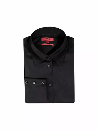 HUGO | Bluse Fitted | schwarz