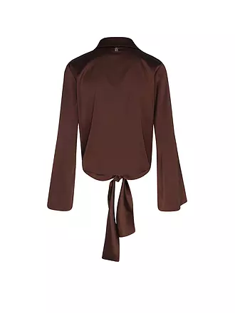 HUGO | Blusenshirt ERRIKA | braun