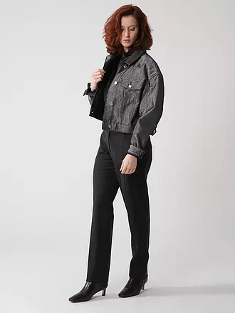 HUGO | Jeansjacke GISOLIA | silber