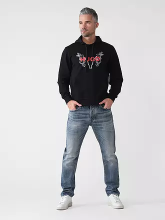 HUGO | Kapuzensweater - Hoodie DUELEYO | schwarz
