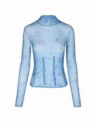 HUGO | Langarmshirt DELISABETA | hellblau