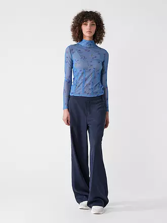 HUGO | Langarmshirt DELISABETA | hellblau