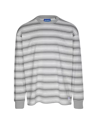 HUGO | Langarmshirt NISOLOG | grau