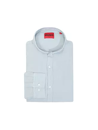 HUGO | Leinenhemd Slim Fit ELVORY | blau