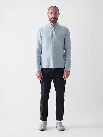 HUGO | Leinenhemd Slim Fit ELVORY | blau