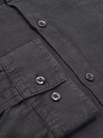 HUGO | Leinenhemd Slim Fit ELVORY | braun