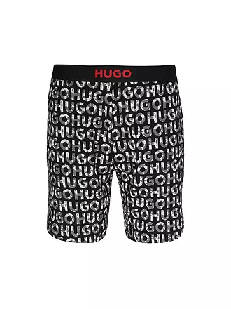 HUGO | Loungewearshorts CAMO | schwarz