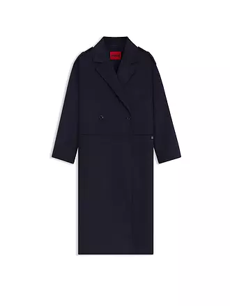 HUGO | Mantel Oversized Fit MELUMA-1 | dunkelblau